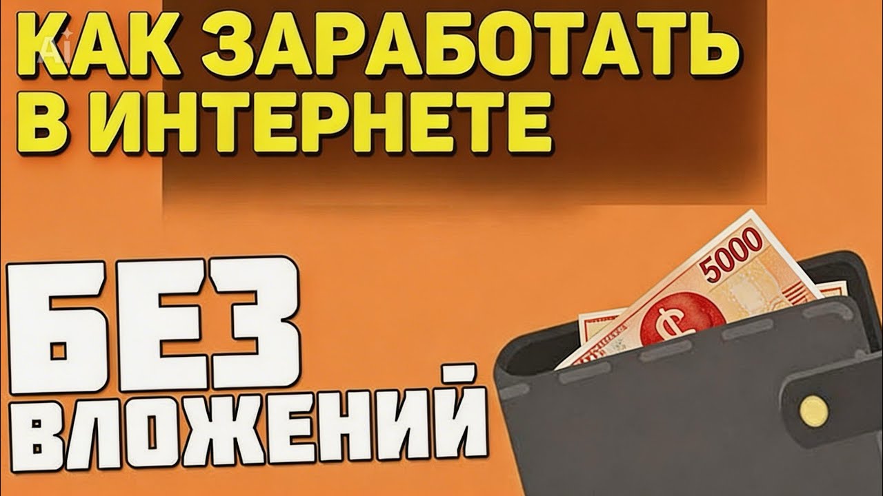 КАК ЗАРАБОТАТЬ В ИНТЕРНЕТЕ БЕЗ ВЛОЖЕНИЙ В 2026 ГОДУ?