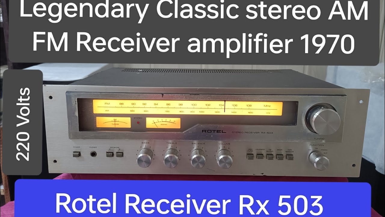 1970s Real  sold Classic Receiver ROTEL Stereo vintage Am Fm Superb ultra warm rich audio quality 
