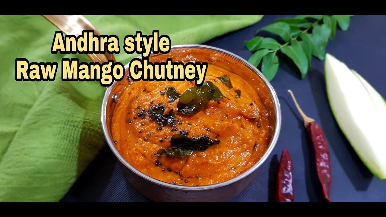 Andhra style Raw Mango Chutney | How to make raw mango chutney