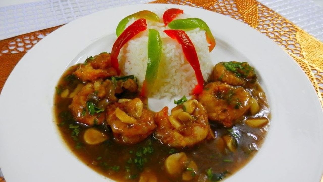 روبيان مقلي مقرمش في صوص تمريند- كونج تود صوص مأكام- طبق تايلندي | fried shrimp in tamarind sauce
