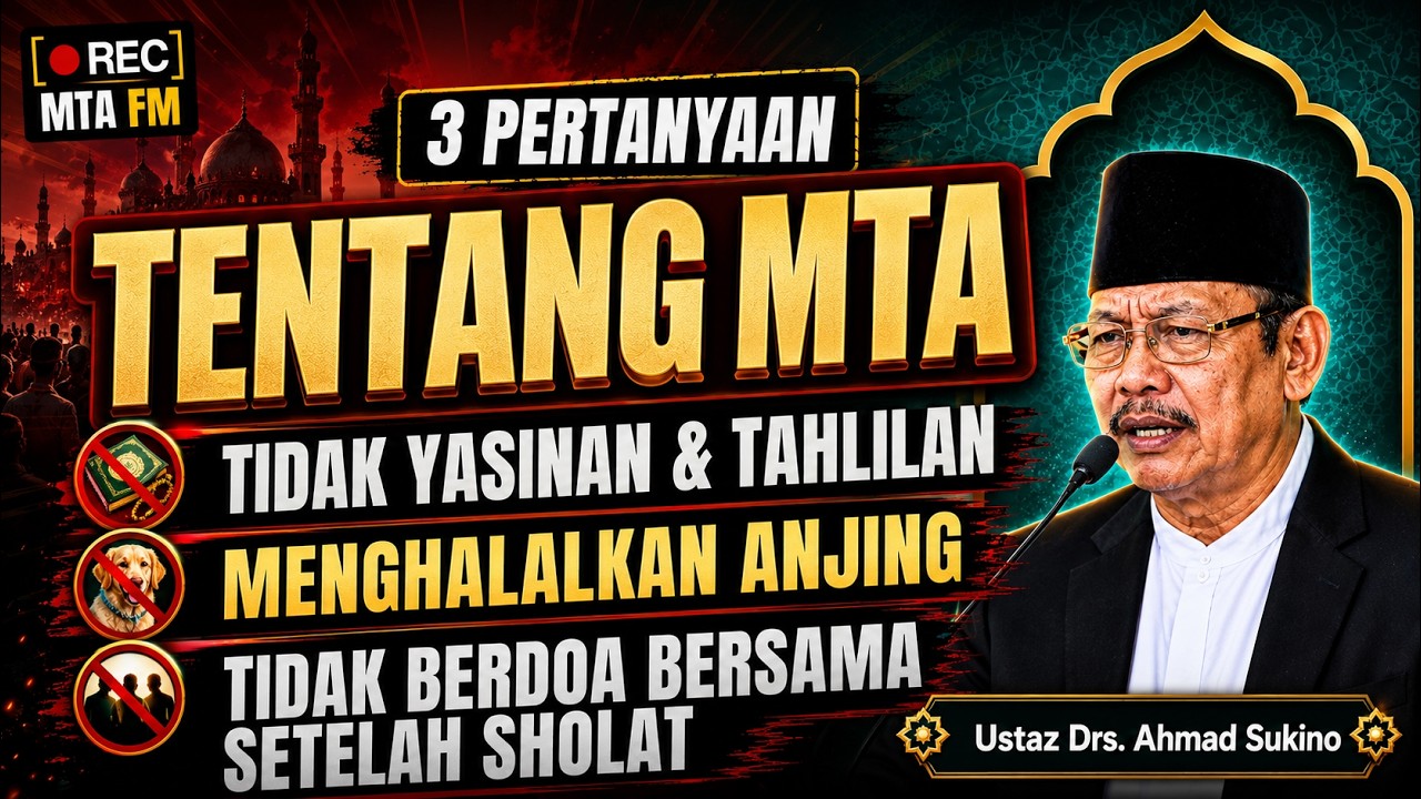 Kenapa MTA Tidak Mau Yasinan & Tahlilan || Benarkah di MTA Membolehkan Pelihara Anjing & Memakannya