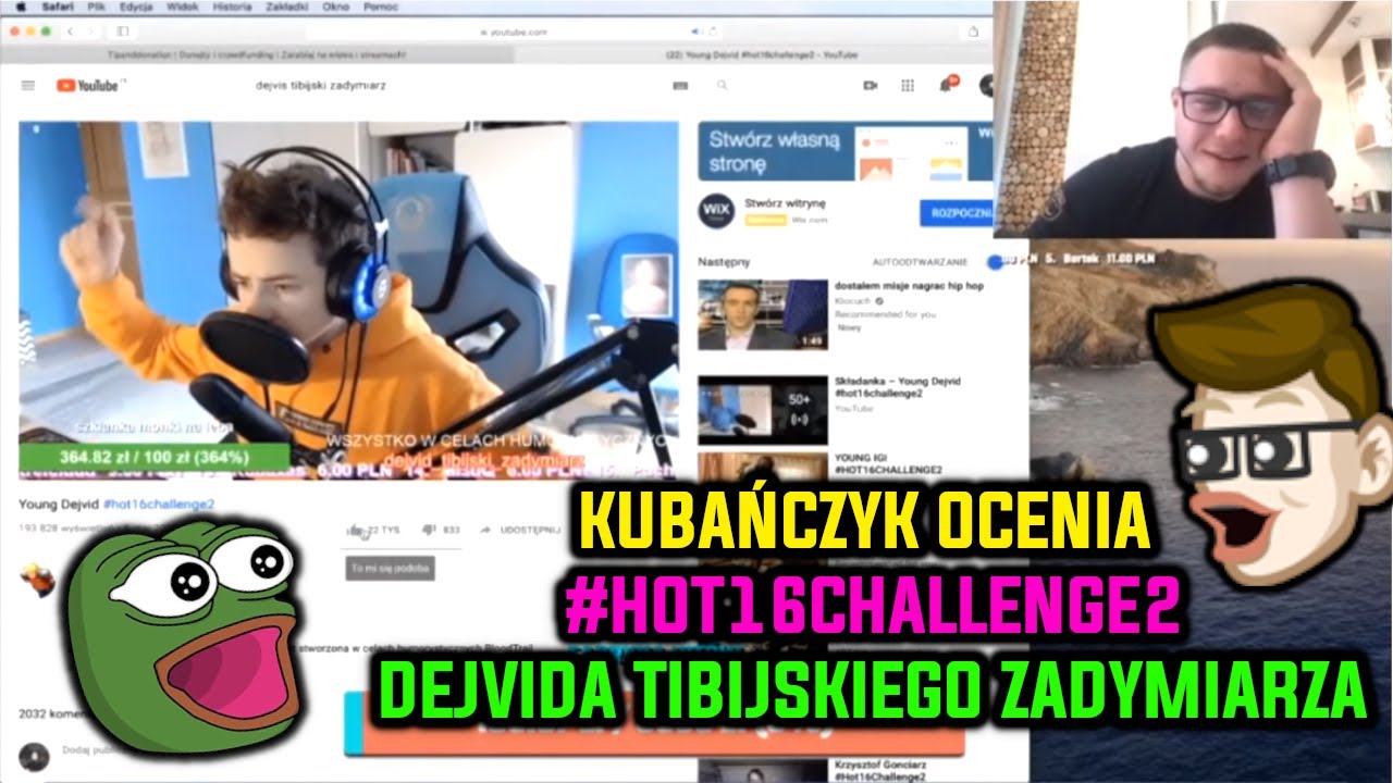 KUBAŃCZYK OCENIA #HOT16CHALLENGE2 DEJVIDA TIBIJSKIEGO ZADYMIARZA!