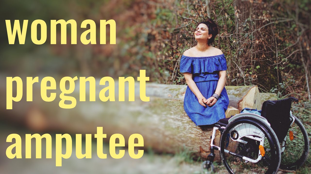 woman - pregnant - amputee