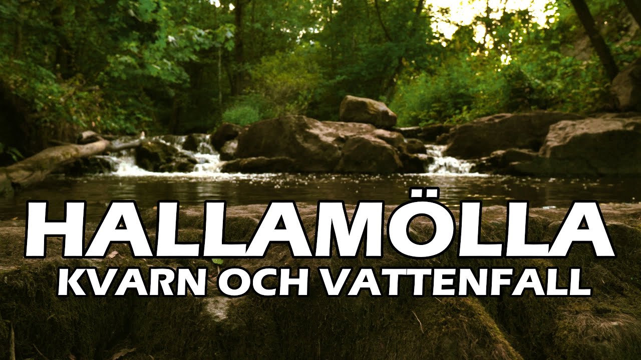 Hallamölla Kvarn och Vattenfall - Skånes Största och Högsta Vattenfall