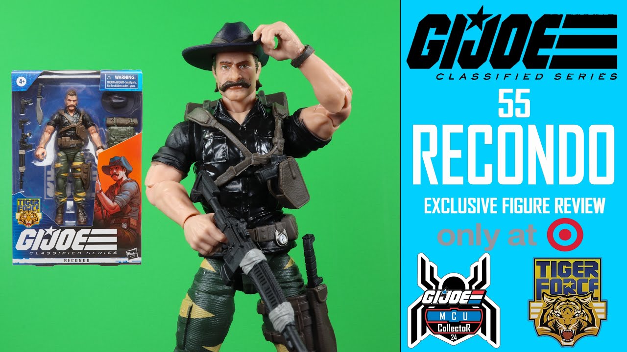 GI Joe Classified Series RECONDO 55 Tiger Force Target Exclusive Figure Review