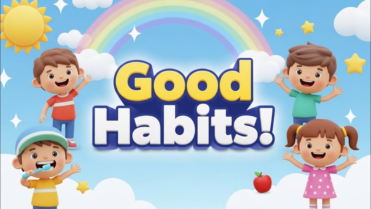 Learn Good Habits! 🎵 Fun Nursery Rhyme | Future AI Kids