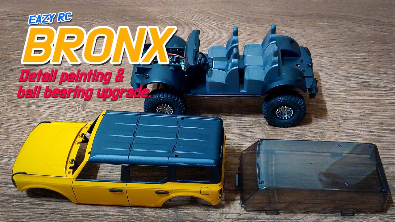 rc cars / EAZYRC BRONX Detail painting & ball bearing upgrade. /EAZYRC 브론스 디테일 페인팅 볼베어링 업그레이드.