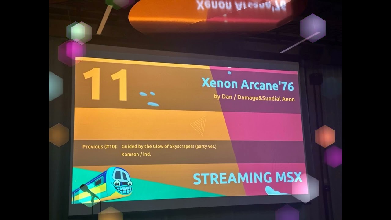 Xenium 2023: Dan - Xenon Arcane'76 (StreamingMSX Compo Winner)