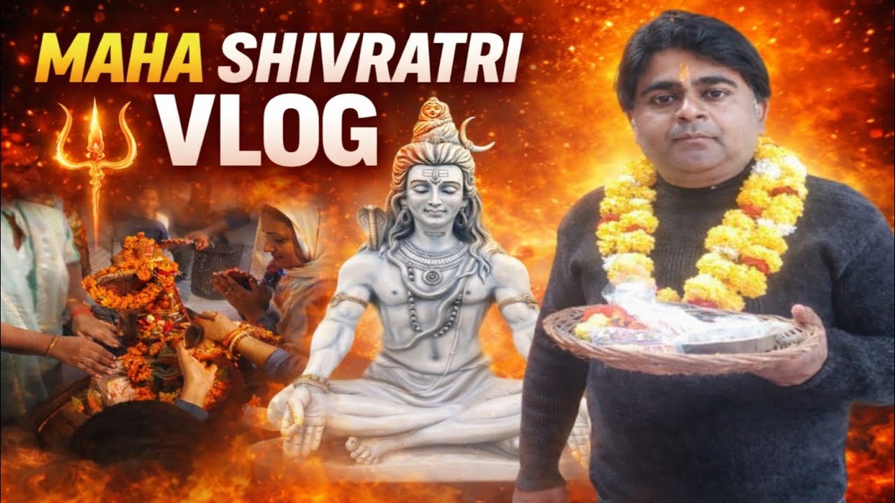 🙏 Maha Shivratri Vlog | Mandir Darshan | Shiv Bhakti Mein Dooba Din