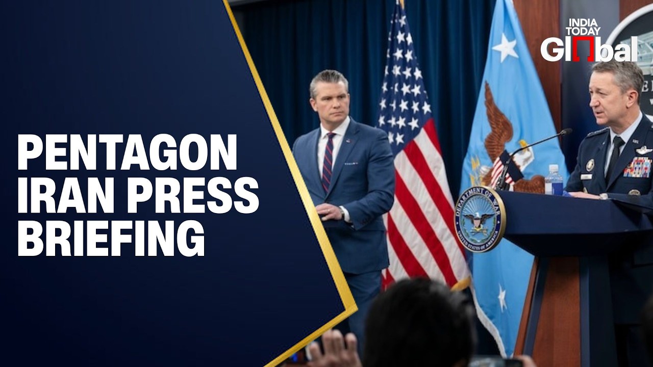 LIVE: Hegseth & Gen. Caine Press Briefing on Operation Epic Fury Against Iran