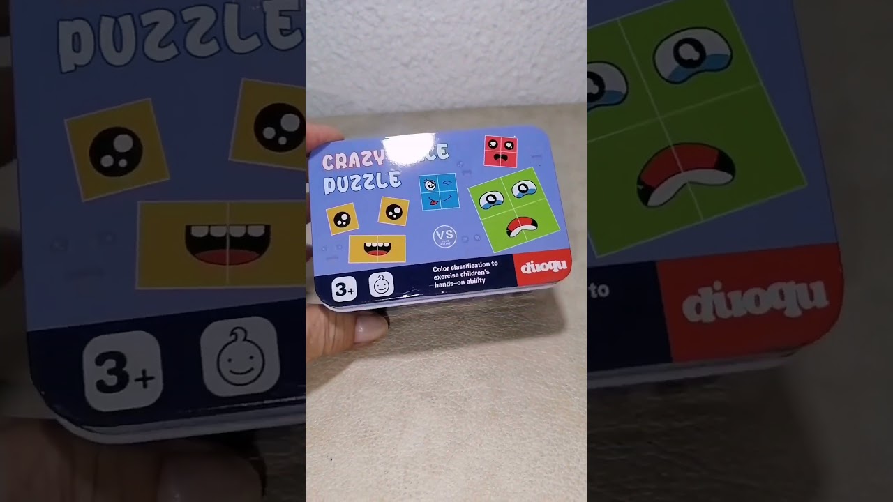 🌈😊AWESOME CRAZY FACE PUZZLE MAGIC CUBES 1 #woodenmagiccubes #facechangingpuzzle #educationaltoy