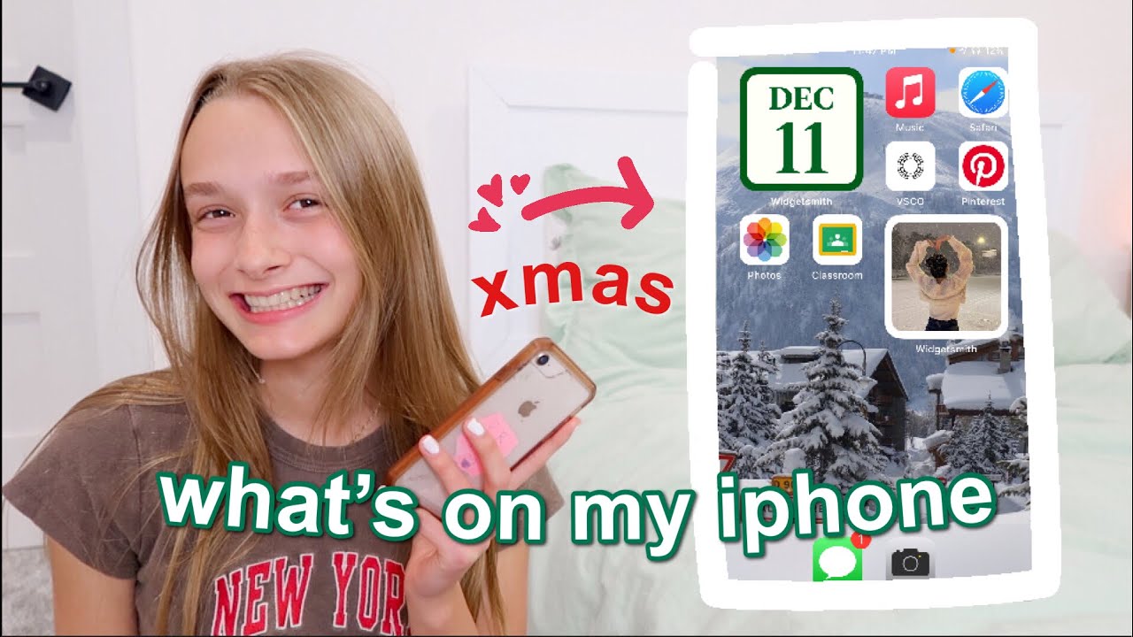 WHAT'S ON MY IPHONE christmas theme