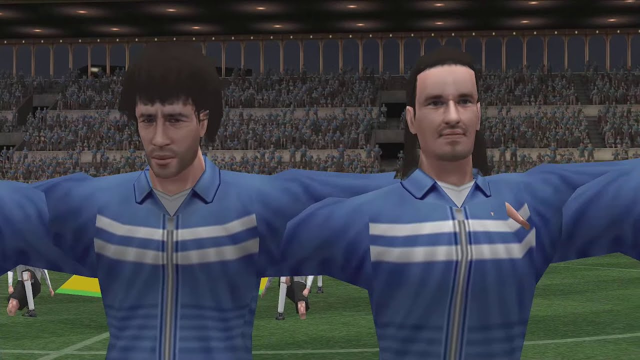 Pro Evolution Soccer 2 (PES 2002) - (PS2 / PCSX2) - Gameplay - Геймплей (знакомство с игрой)