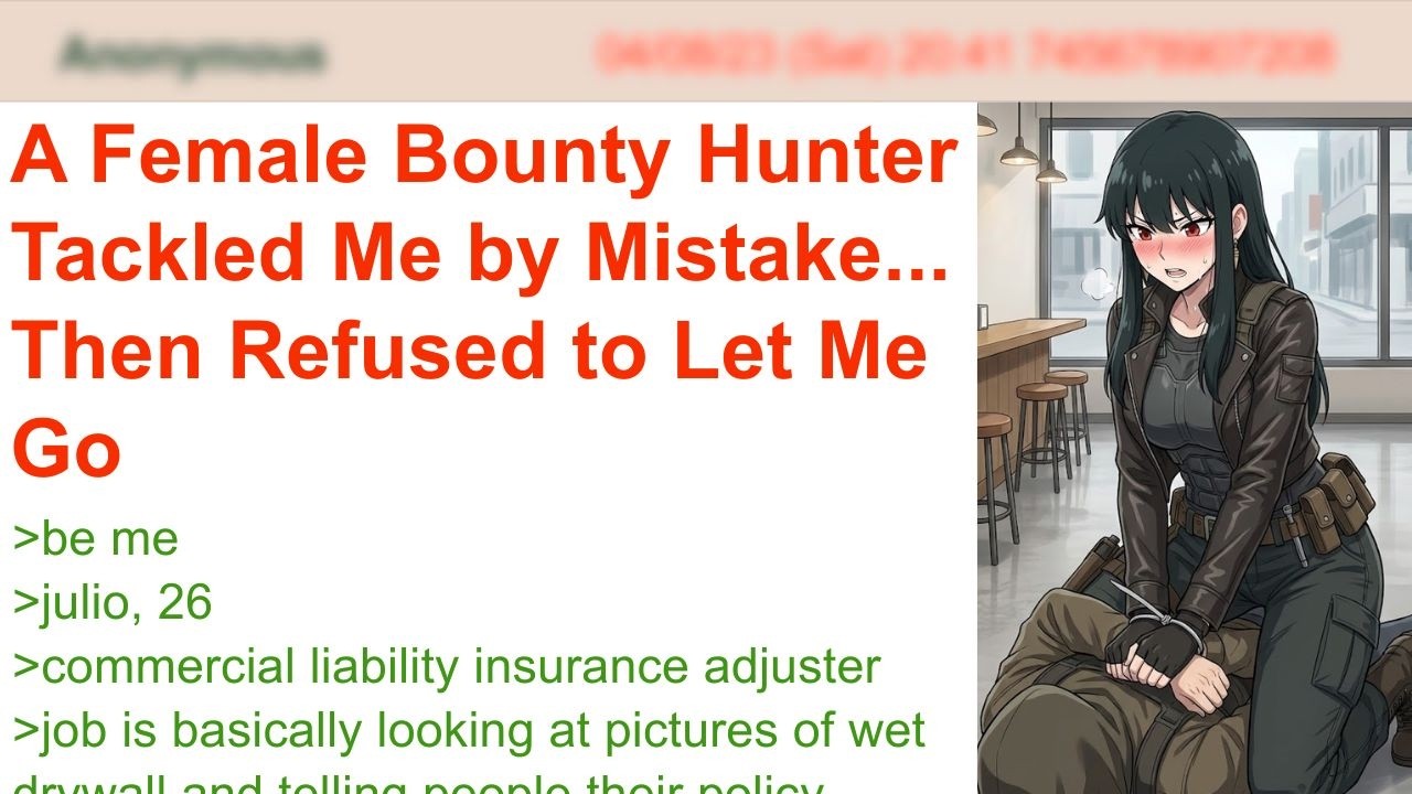A Female Bounty Hunter Tackled Me by Mistake... Then Refused to Let Me Go | 4chan Greentext Stories