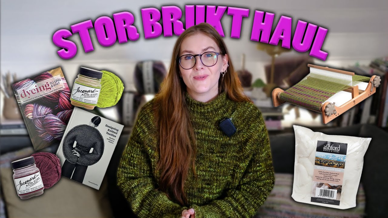 NOE NYTT & MASSE BRUKTE INNKJØP | FIBER, STRIKKING, VEVING