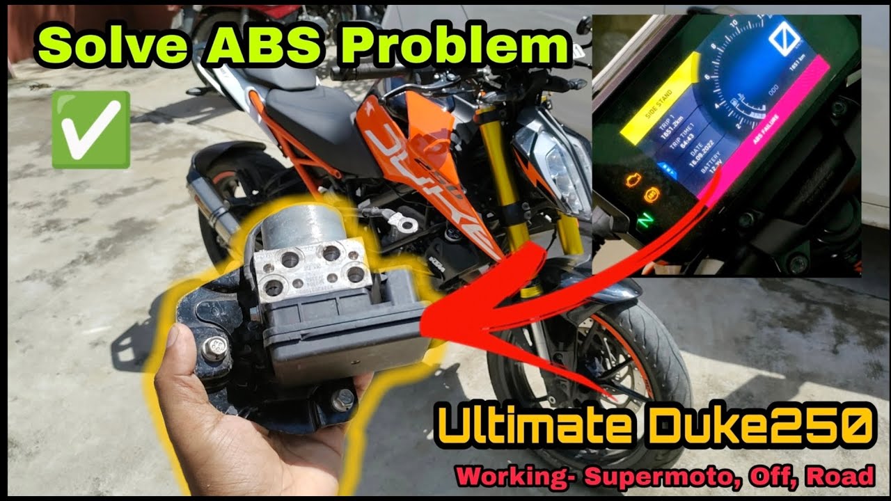 Abs Error Problem Solve on modified duke250/Multi work