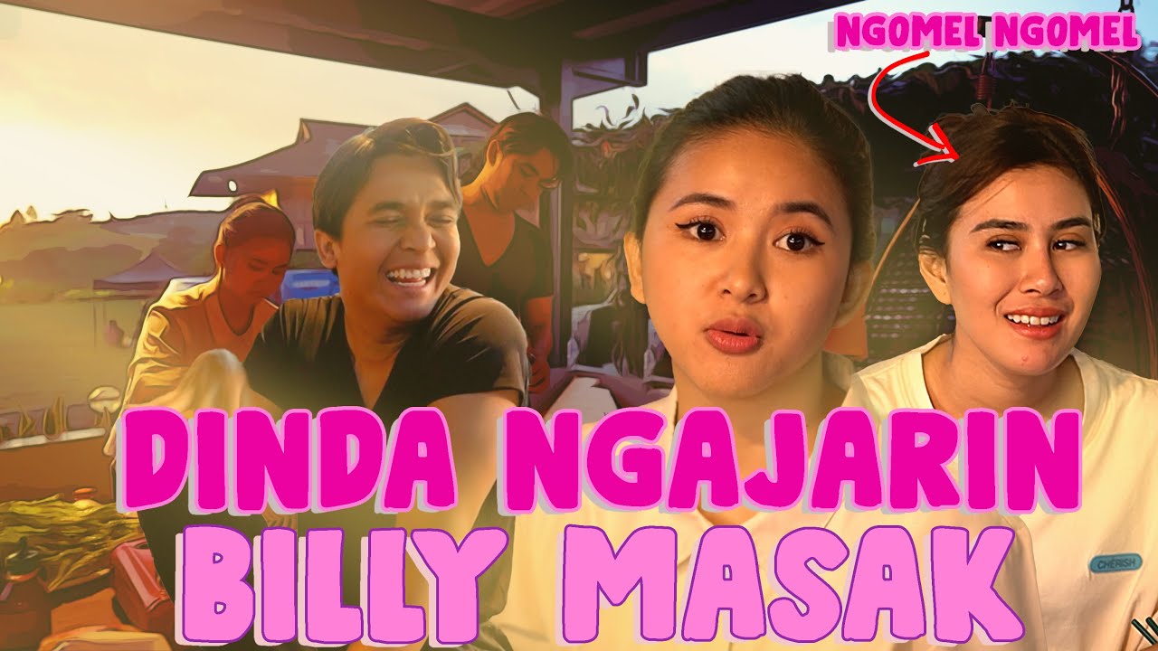 BILLY , SYAHNAZ DAN ADINDA MASAK MASAK DILOKASI SYUTING SINETRON
