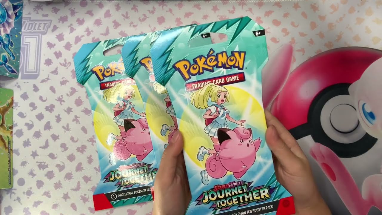 Journey Together Pokemon and Mystery Item Rainbow Squishy Bun