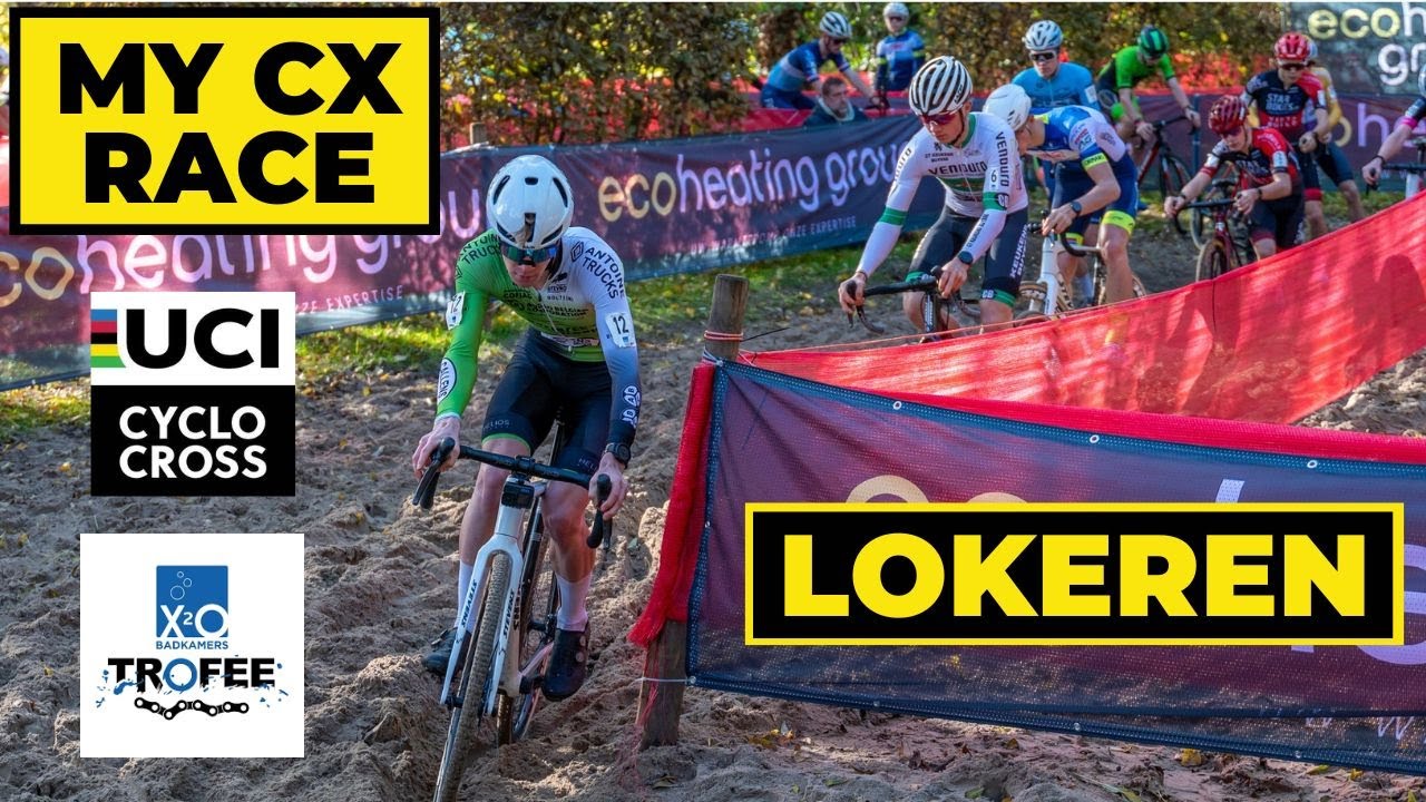 RAPENCROSS X2O LOKEREN CYCLOCROSS RACE U19 - GoPro hero BIKE FOOTAGE - 4K 60 fps