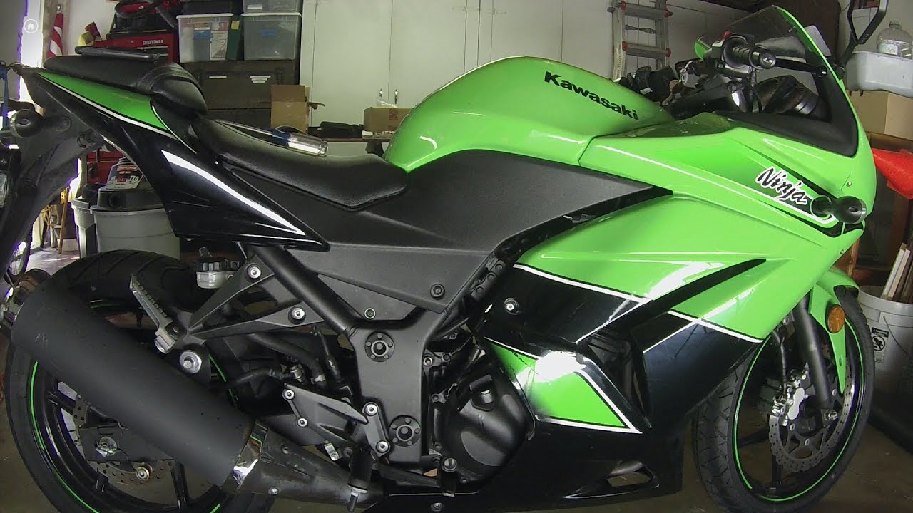 Обзор мотоцикла Ninja 250 2011 года выпуска после 41 000 миль пробега.