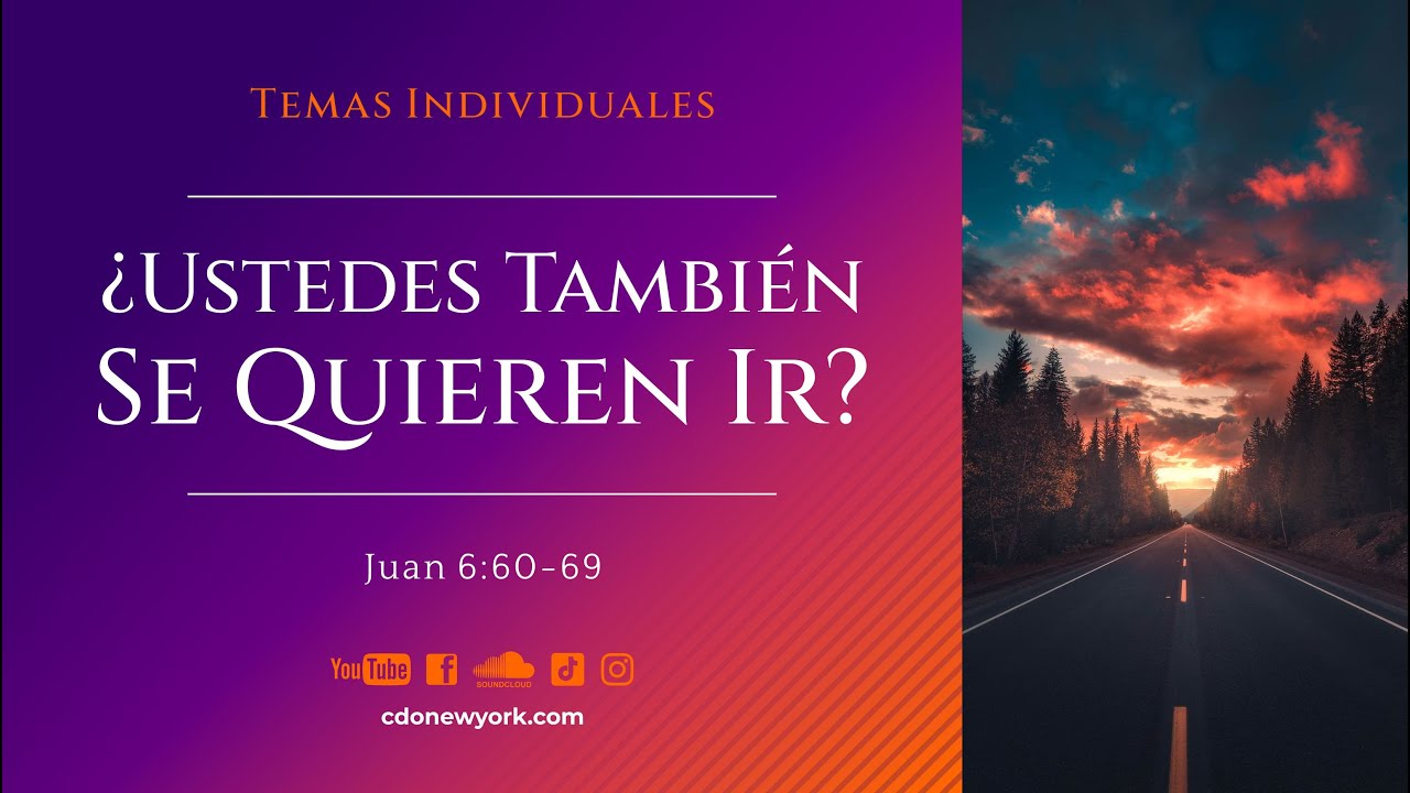 ¿Ustedes también se quieren ir?  |  Domingo 11/24/24 - 12PM