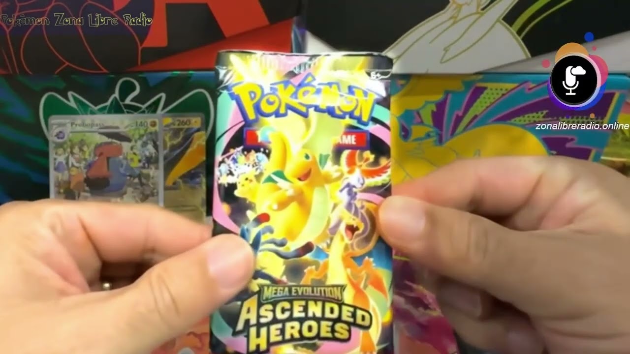 Apertura de sobres Pokemon TCG en Zona Libre Radio.online