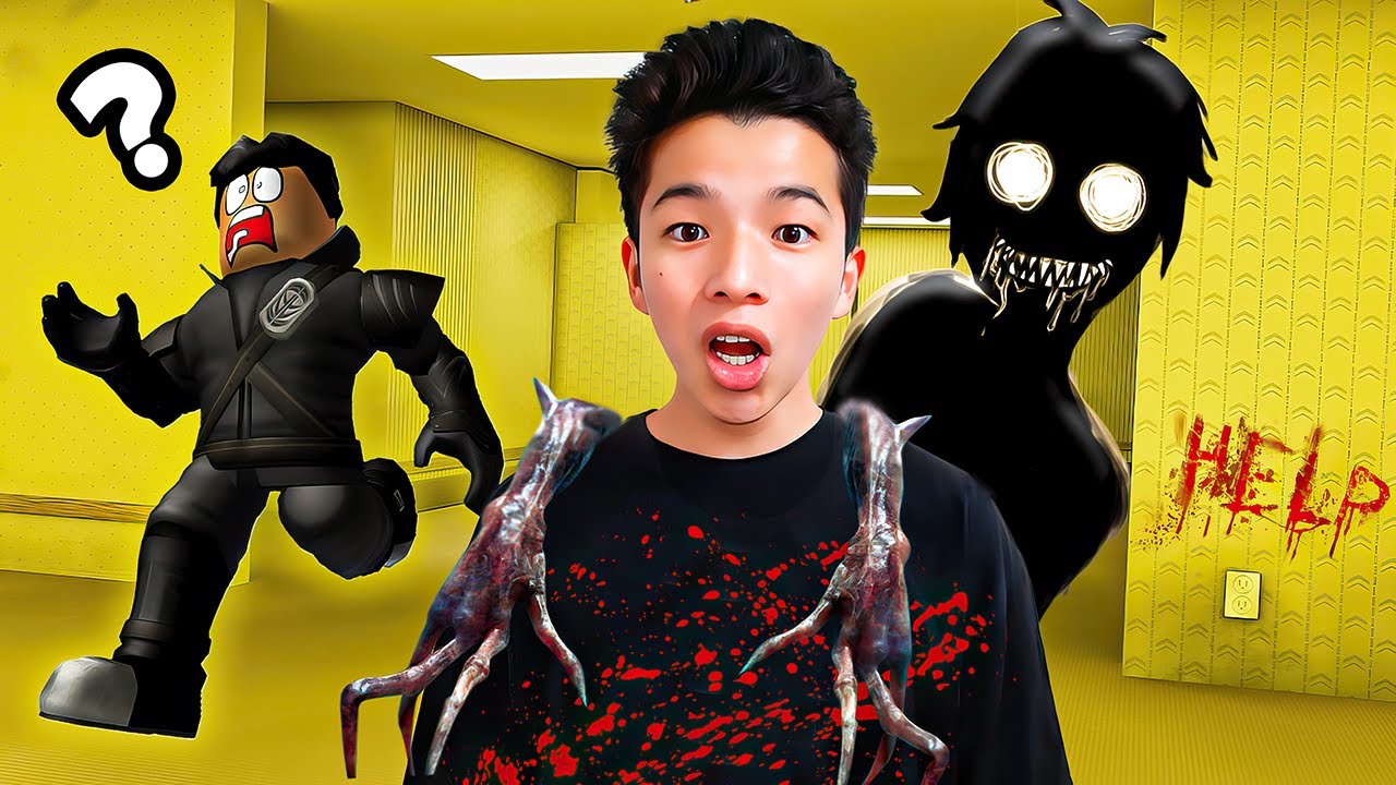 Robloxda qo'rqinchli maxluqdan qochamiz ! Chiroqlar o'chadi!