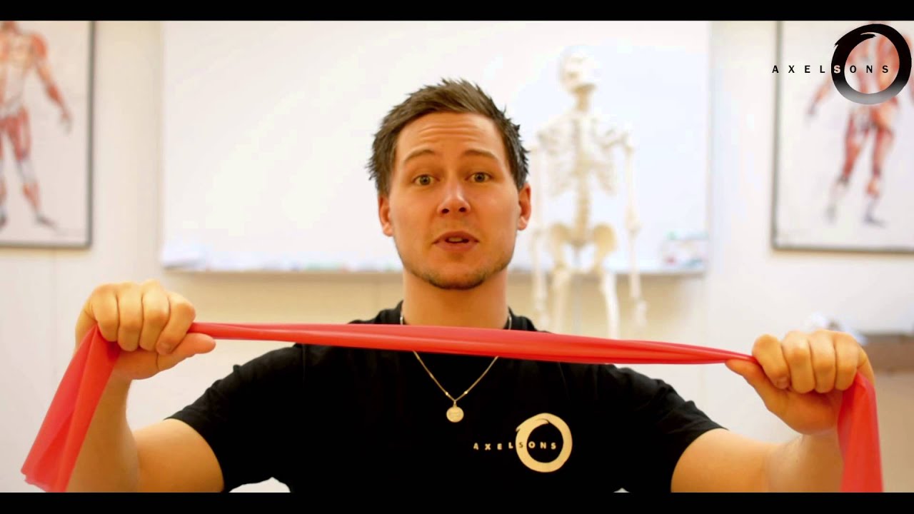 Axelsons måndagsövningar med Morgan Axelson - övningar för nackens stabilitet