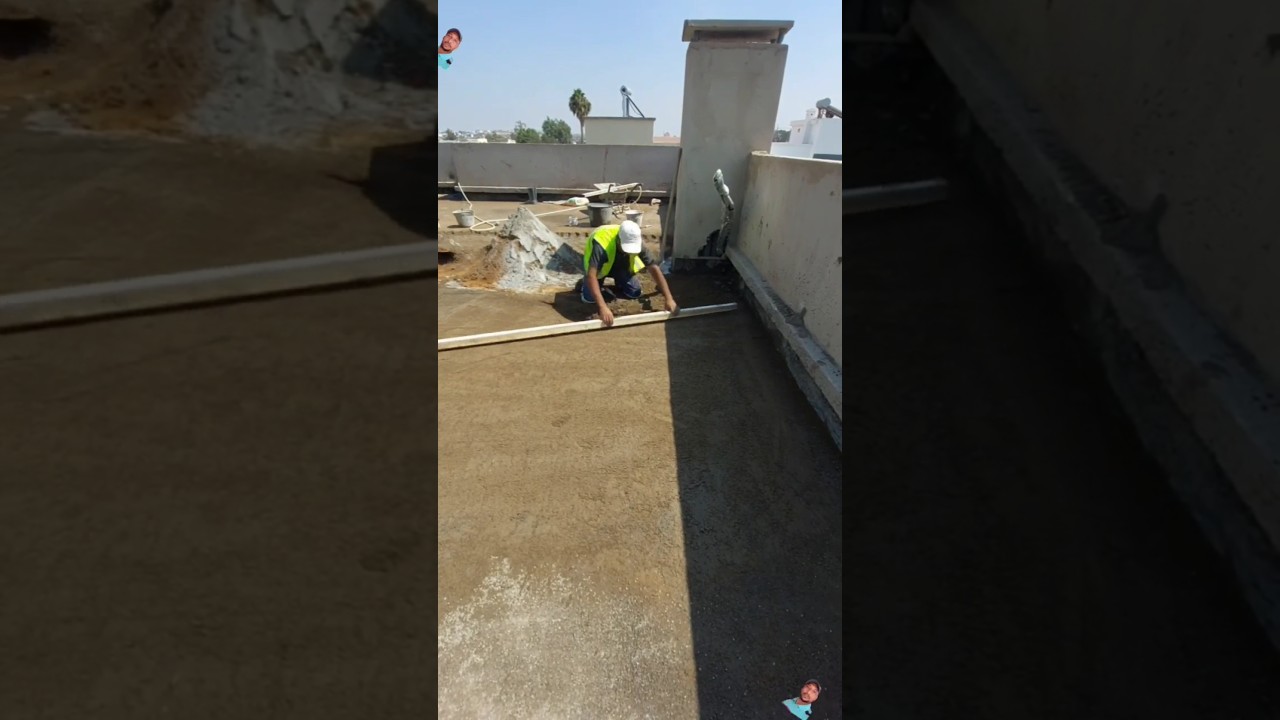 Leveling the floor for ceramic tile installation 