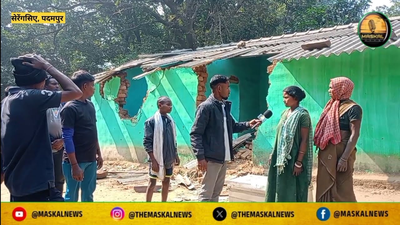 5 दिन से सोए नहीं हैं गांव वाले हाथीयों का आतंक || वनविभाग सोयी हुई है.. सेरेंगसिए पदमपुर ईलाका 