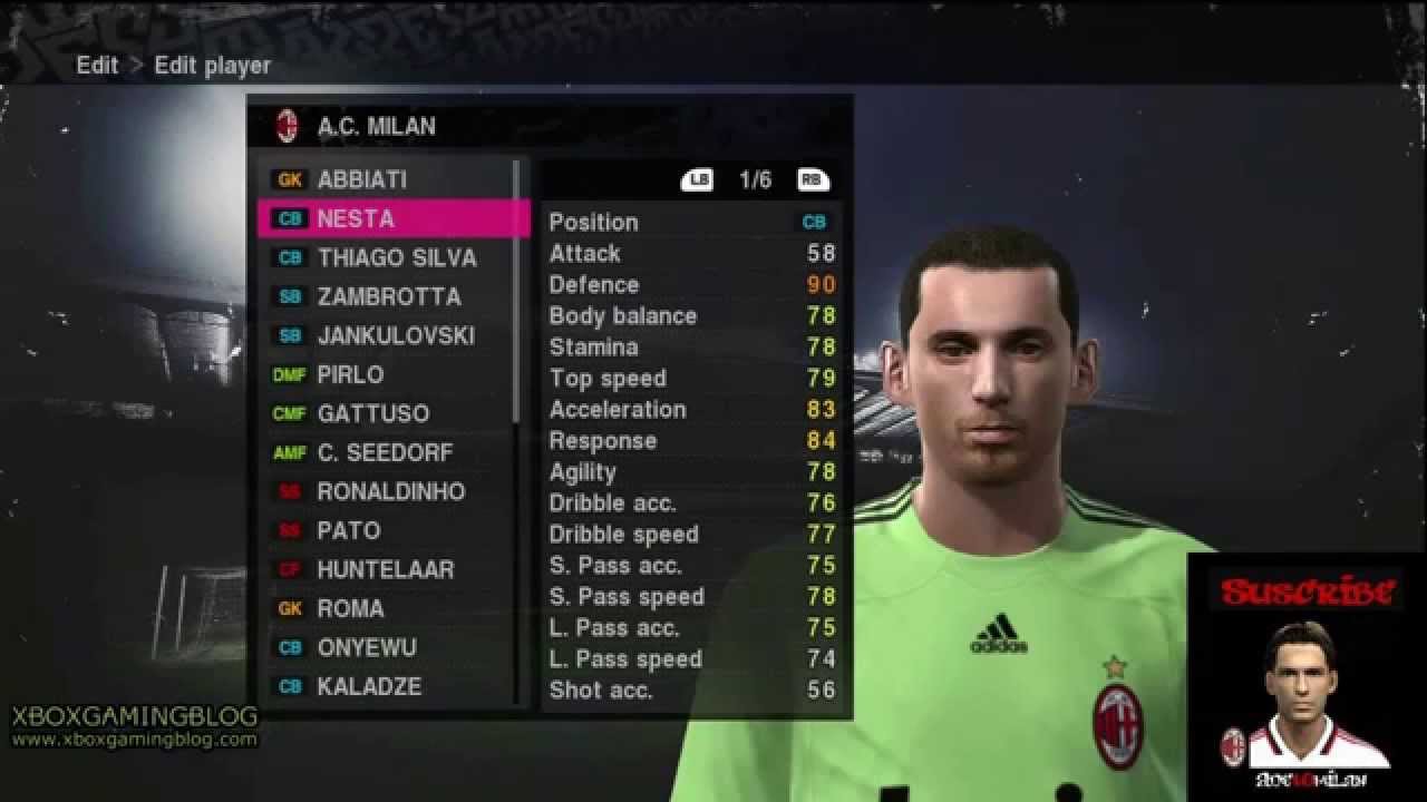 AC Milan All Faces - PES 2010 [HD]