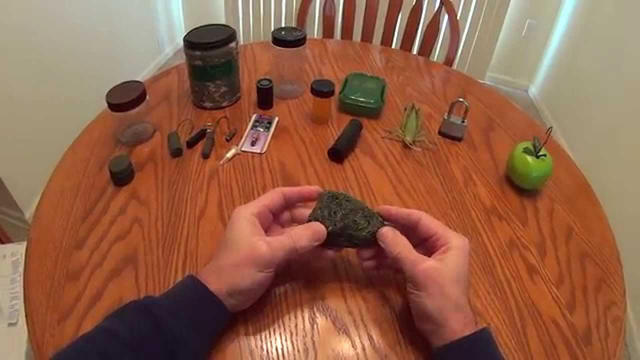 Geocache containers and a few ideals