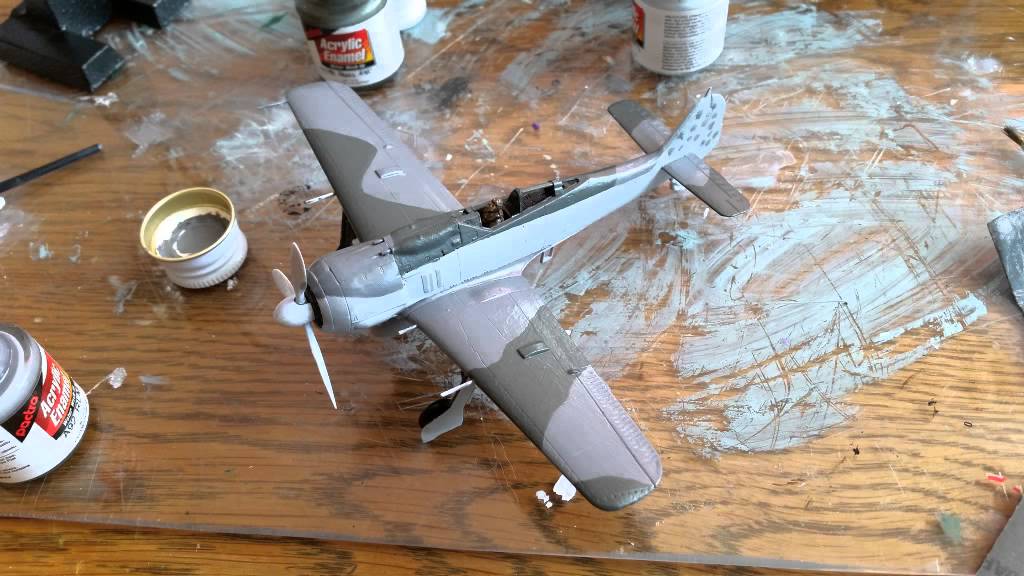 Plastikowe modele cz 4  Focke Wulf 190