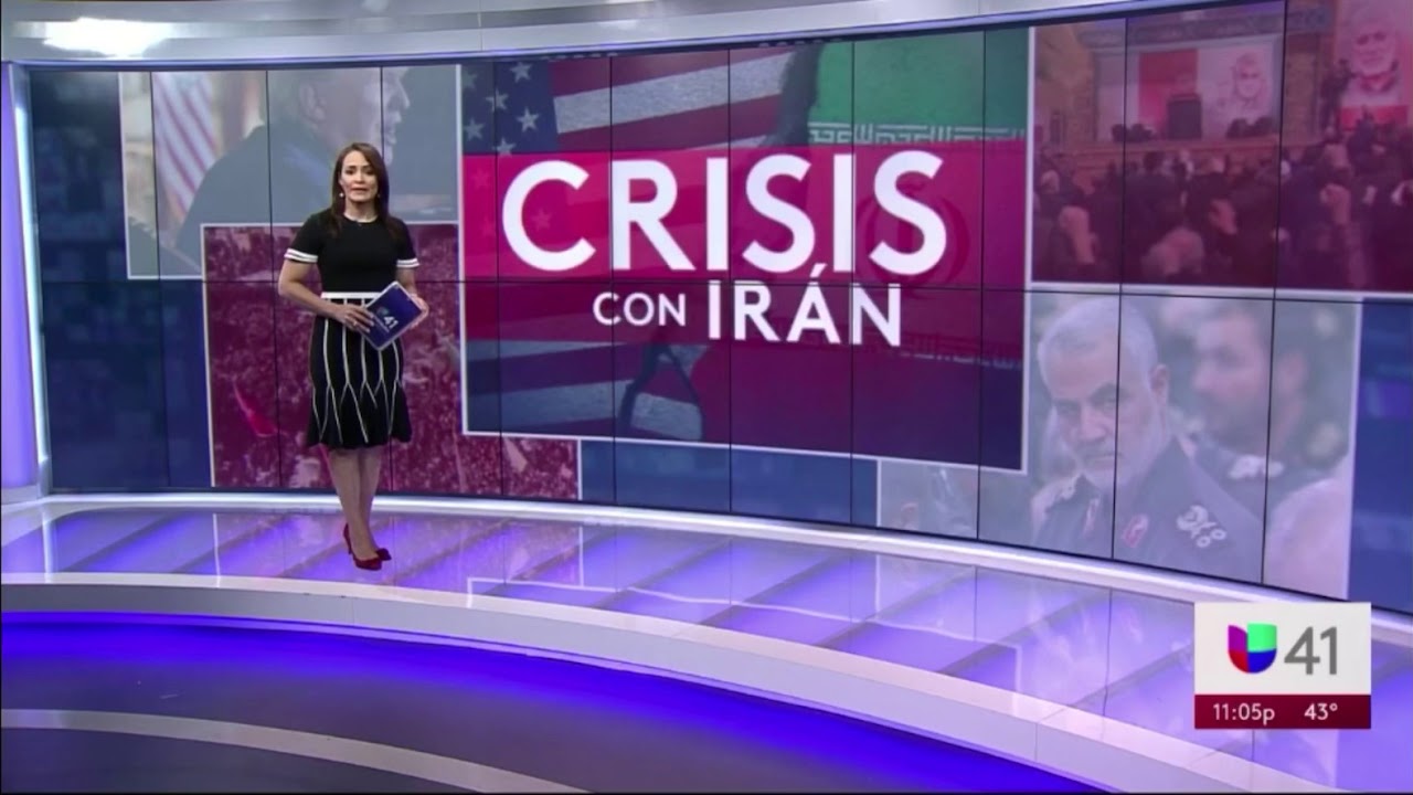 Elian Zidan - Tension entre Ir&aacute;n y Estados Unidos - Univision 41 New York