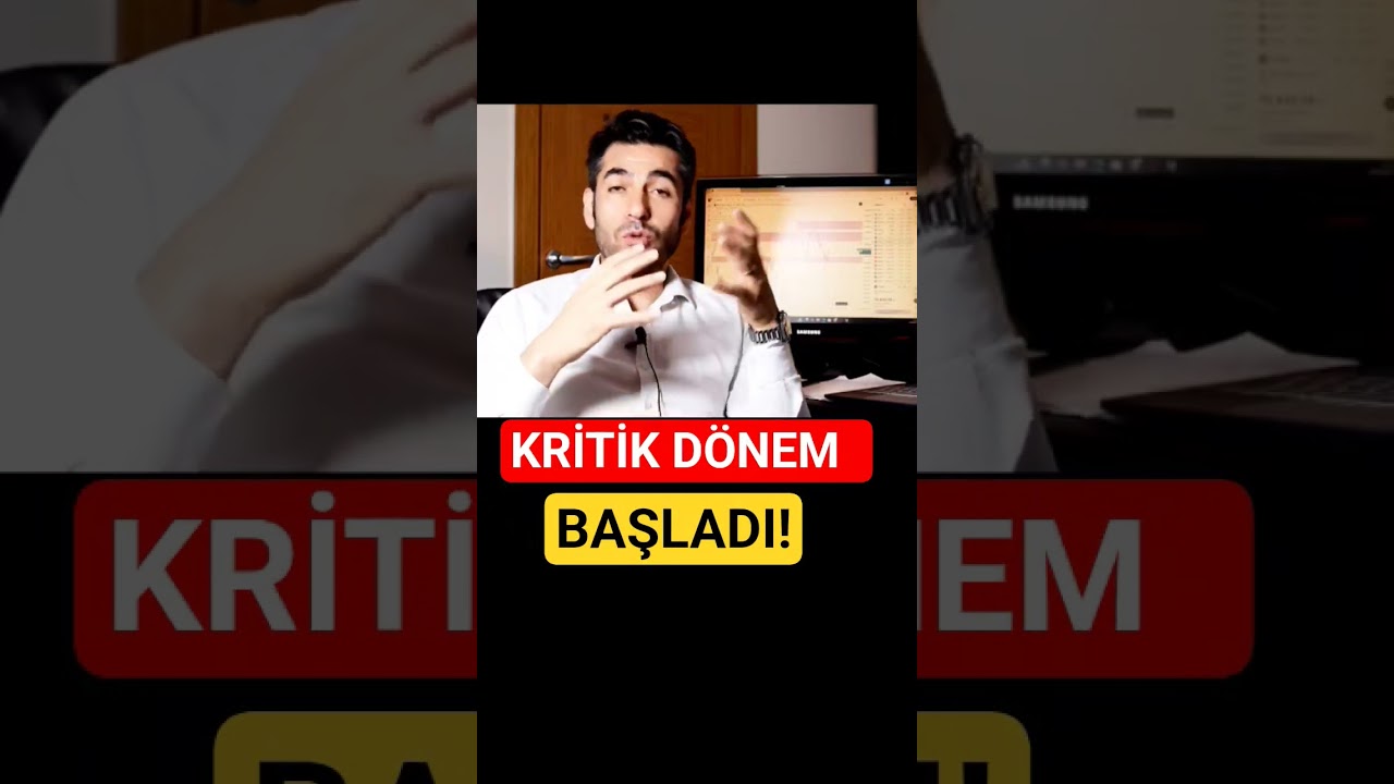 BORSADA  EN KRİTİK D&Ouml;NEM BAŞLADI! #bist #bist100 #endeks