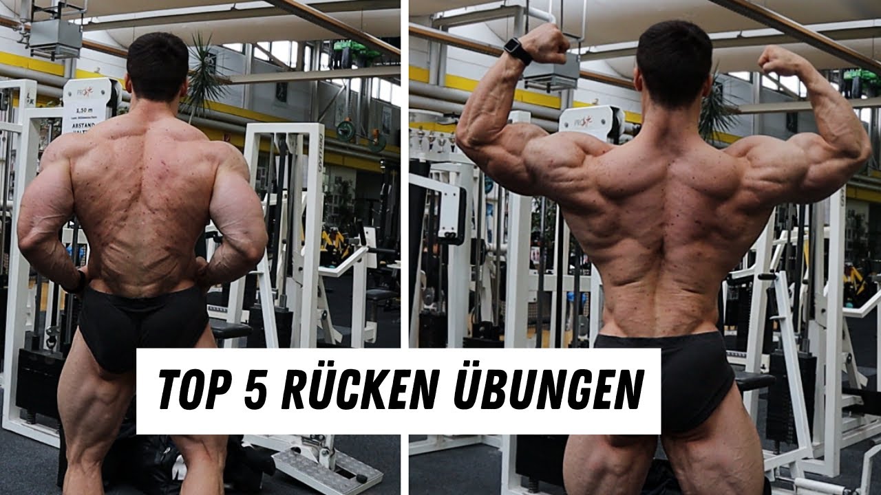 Die 5 besten Übungen für brutale Erfolge im Rückentraining