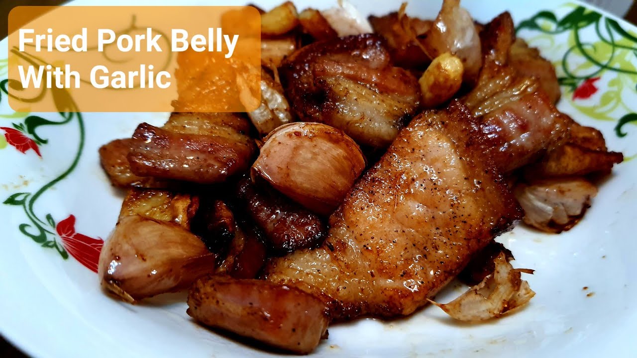 Fried Pork Belly With Garlic 蒜蓉炒五花肉 | Easy traditional recipe using 1 bulb of garlic | @DAPUR2020