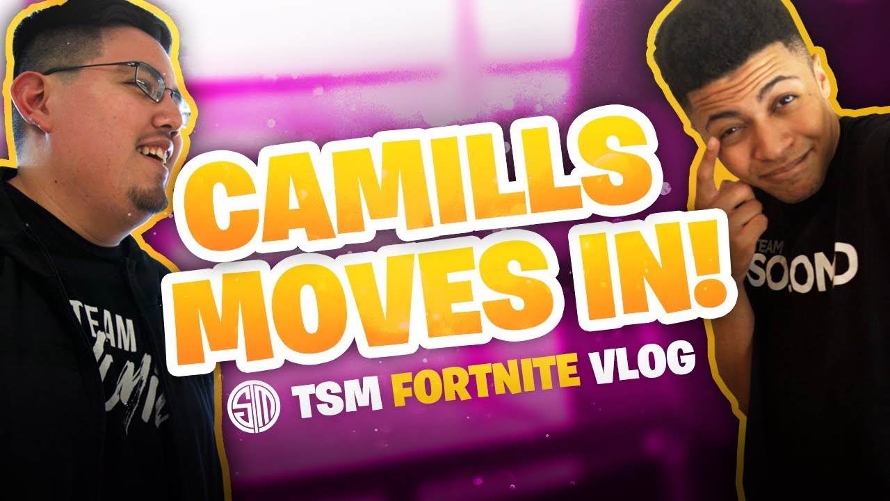 TSM Camills Moves In! + KBBQ | Fortnite Vlog