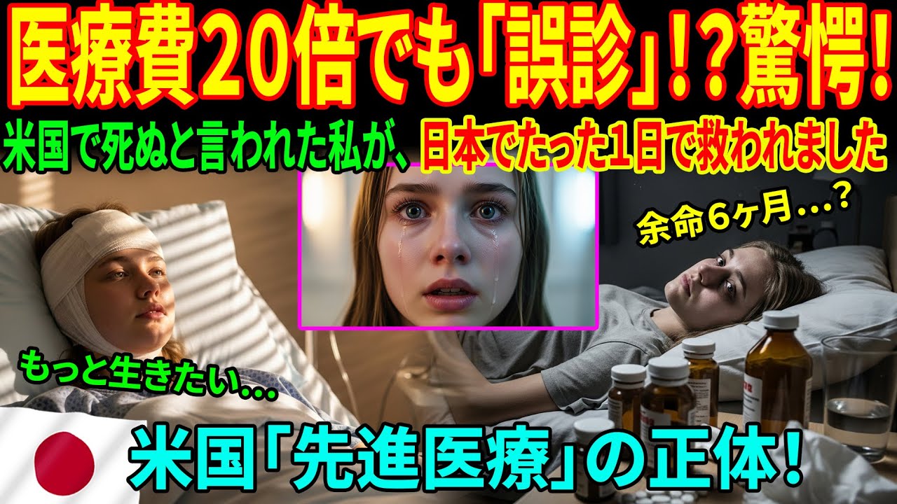 「私、死ぬの？」日本で倒れた米少女、搬送先の東大病院で『衝撃の事実』を知る。米国で４ヶ月待ちの検査が日本では１０分！？ハーバードが震えた日本の医療システムの実力【実話】