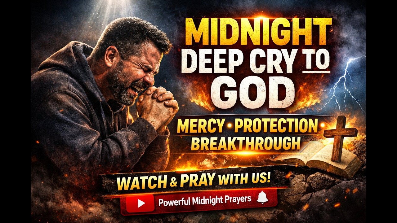 Midnight Deep Cry to God –This Prayer Brings Mercy, Protection & Sudden Breakthrough#prayerformercy