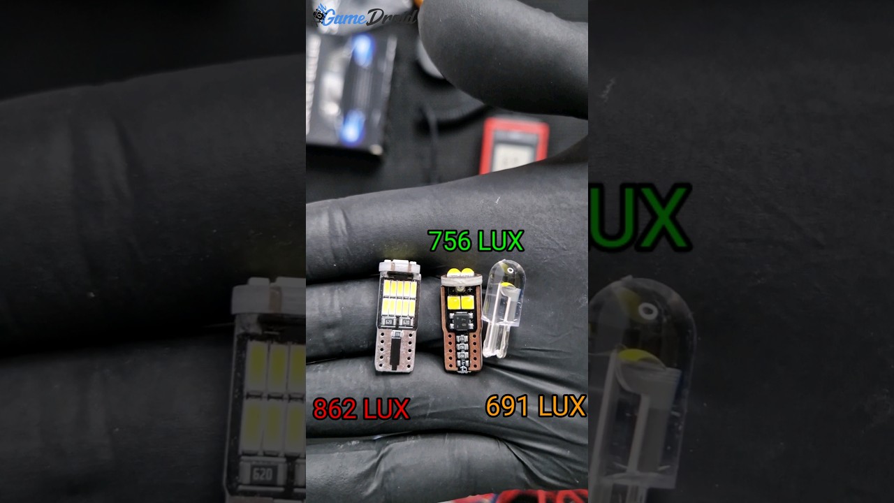 T10 26SMD 4014 LED vs  T10 6SMD 2825 LED vs T10 W5W Glass COB Light Bulb #shorts #aliexpress