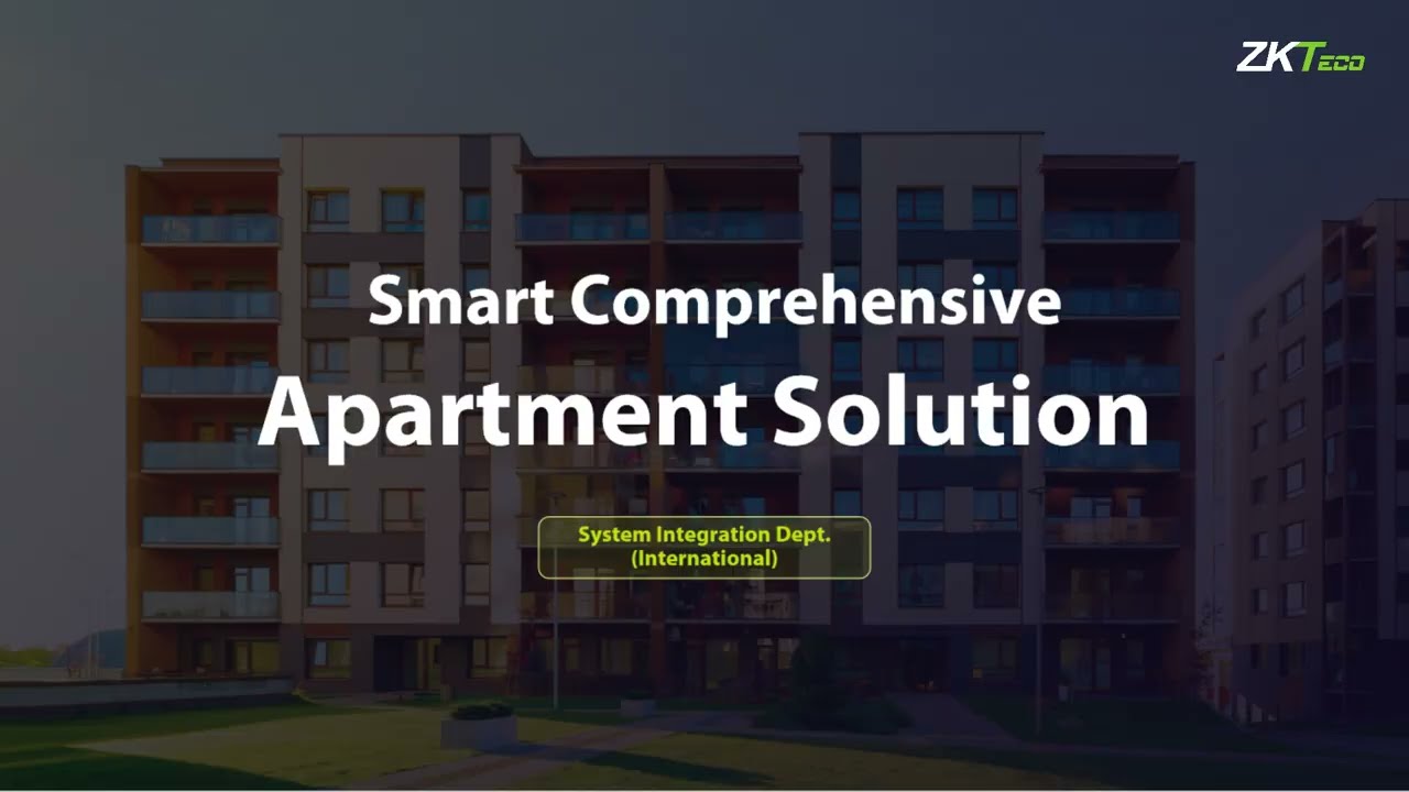 ZKBio CVSecurity Smart Comprehensive Apartment Solution | ZKTeco Europe