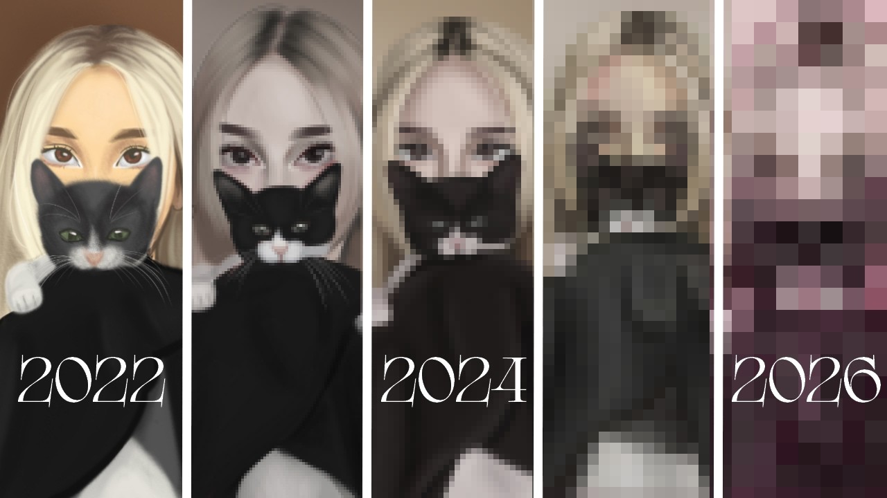 перерисовываю старый арт | 2026 vs. 2022