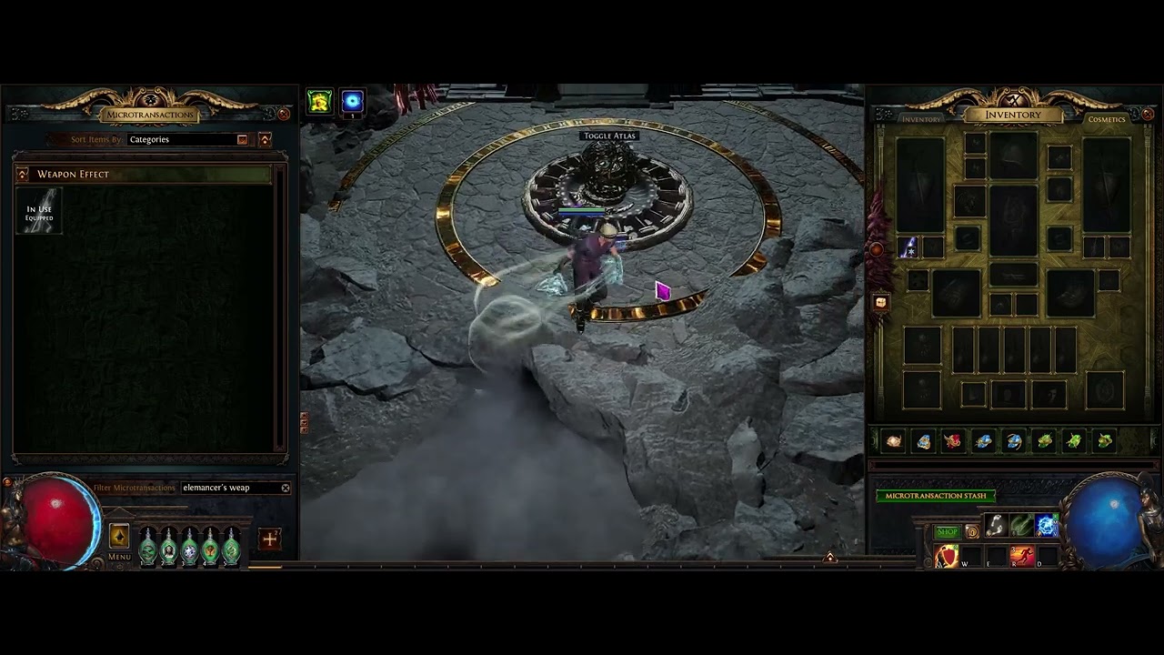 Karui Elemancer's Weapon Effect causes character to float