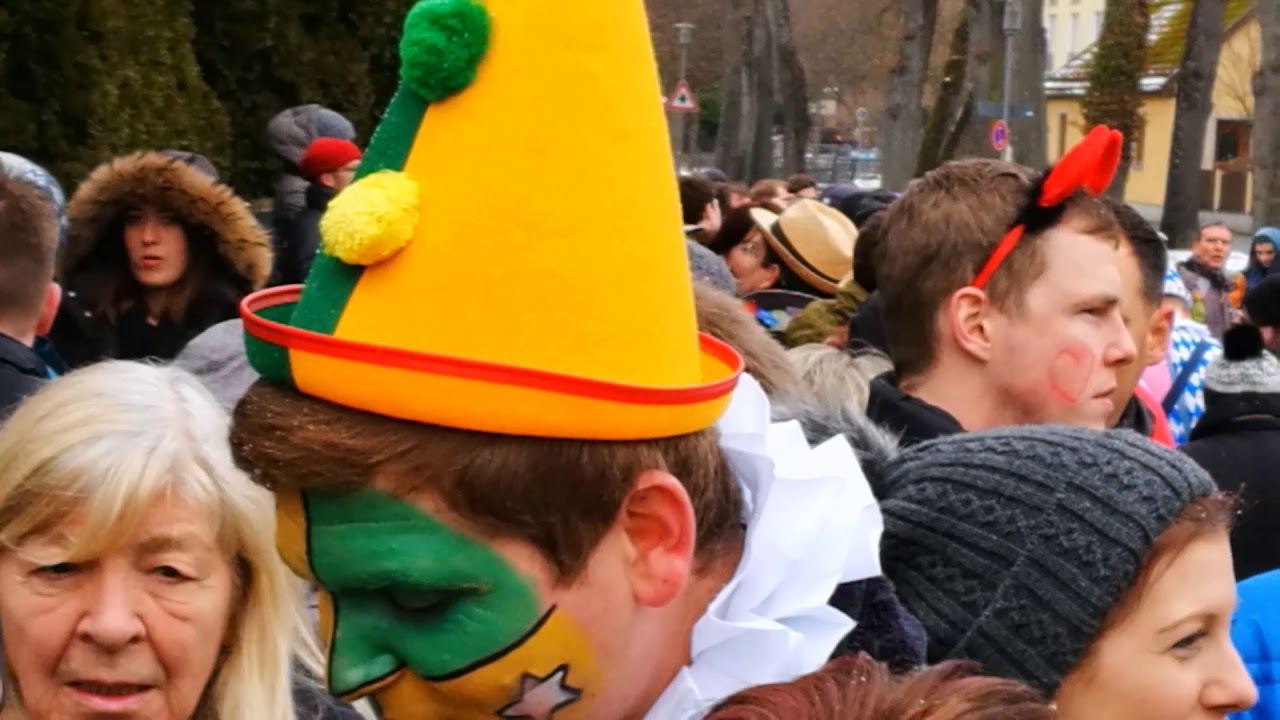 Fasching in Ismaning 2018 Ismaniger Faschingsumzug Teil I vom Ismaninger Burschenverein