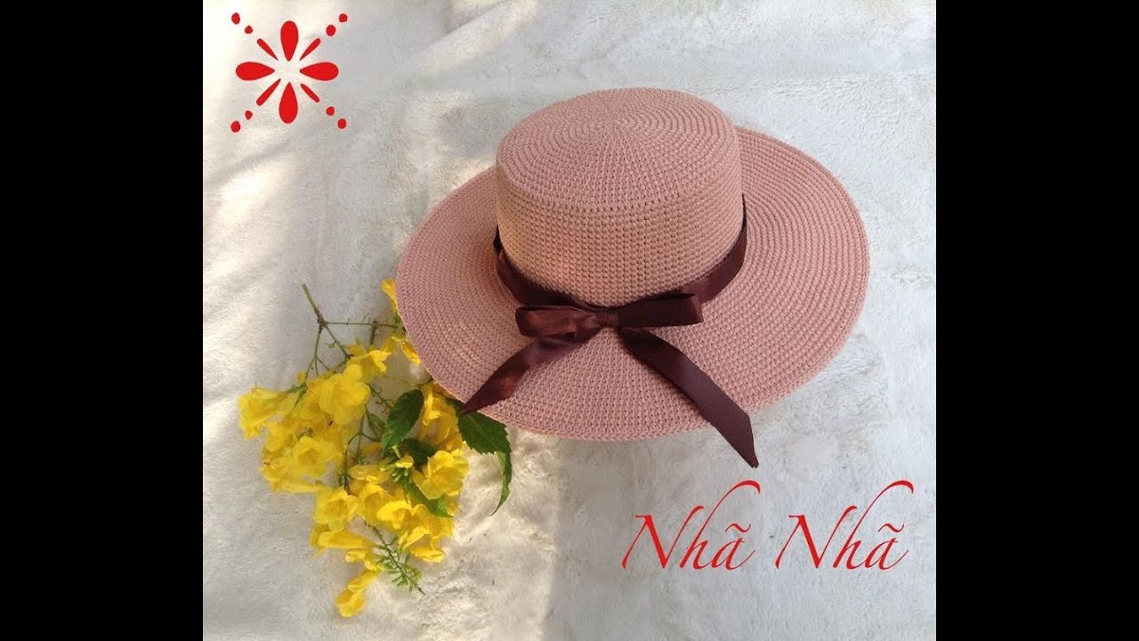 Cách móc nón vintage(chóp phẳng)!!!