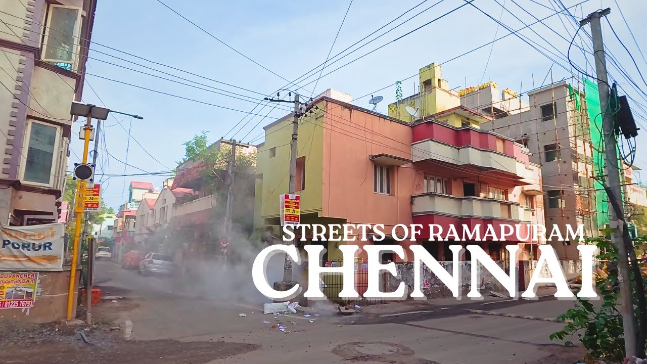 Chennai Streets Drive | Around Ramapuram [4K]