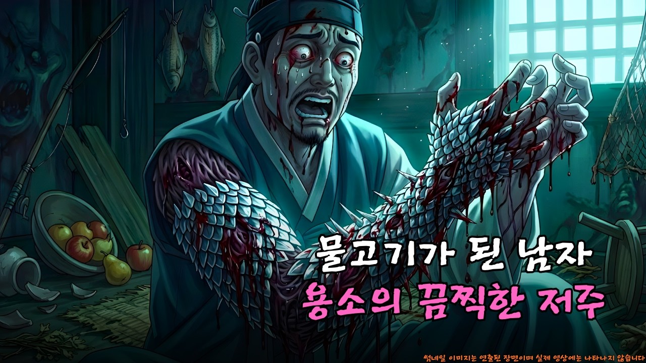 산속 용소에 독을 풀어 물고기를 훔친 남자의 온몸에 은색 비늘이 돋아나고 괴물이 되어 물속으로 끌려들어간 기이한 사연 | 한국 공포 전래동화 미스터리
