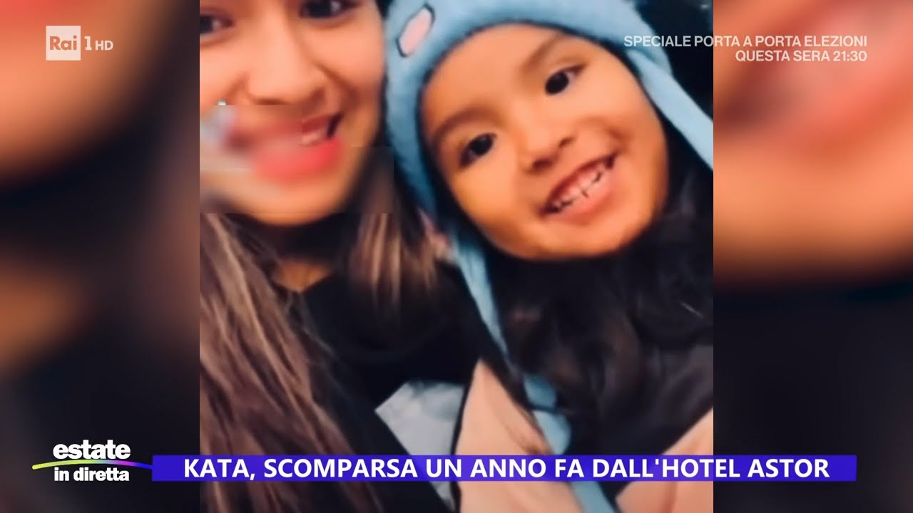 Kata, scomparsa un anno fa dall'Hotel Astor - Estate in diretta 10/06/2024