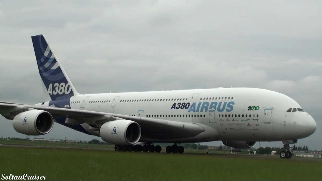 Airbus A380 Air Display at ILA Berlin Air Show 2010 (full HD)